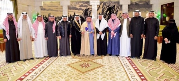 سمو أمير منطقة الرياض يستقبل رئيس مجلس إدارة إعلاميون و أعضاء مجلسها
